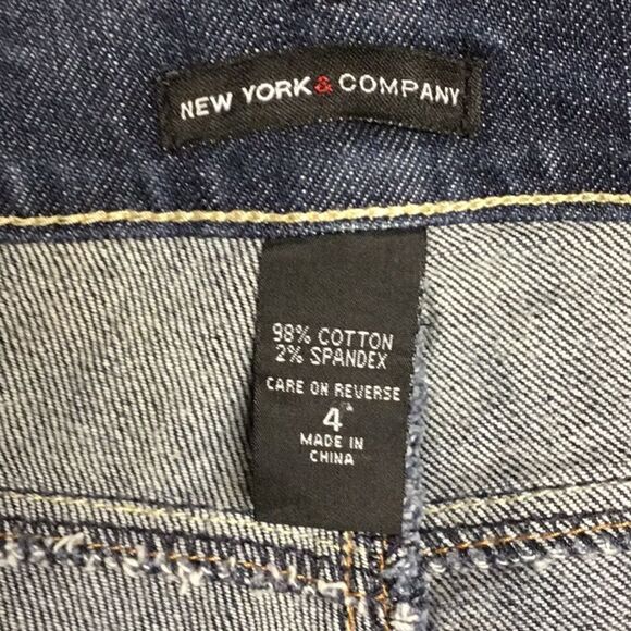 New York and Company Blue Jeans Size 4 - Picture 5 of 5